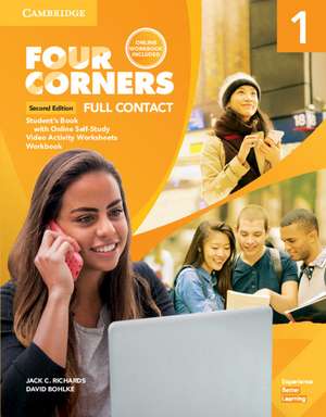 Four Corners Level 1 Super Value Pack (Full Contact with Self-study and Online Workbook) de Jack C. Richards