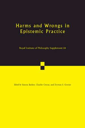 Harms and Wrongs in Epistemic Practice de Simon Barker