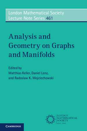 Analysis and Geometry on Graphs and Manifolds de Matthias Keller