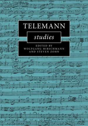 Telemann Studies de Wolfgang Hirschmann