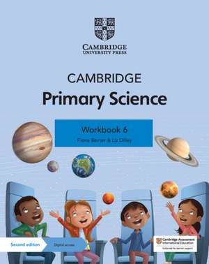 Cambridge Primary Science Workbook 6 with Digital Access (1 Year) de Fiona Baxter