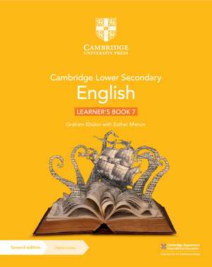 Cambridge Lower Secondary English Learner's Book 7 with Digital Access (1 Year) de Graham Elsdon