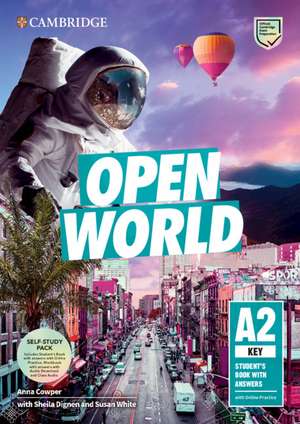 Open World Key Self Study Pack (SB w Answers w Online Practice and WB w Answers w Audio Download and Class Audio) de Anna Cowper