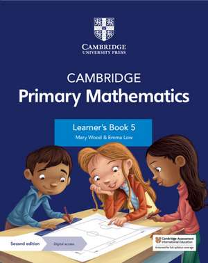 Cambridge Primary Mathematics Learner's Book 5 with Digital Access (1 Year) de Mary Wood