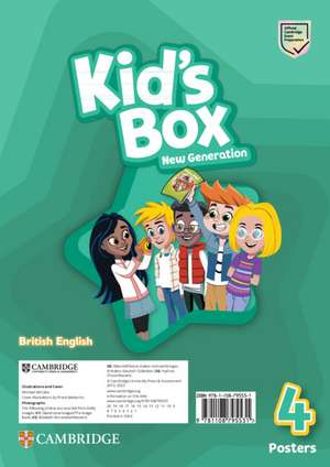 Kid's Box New Generation Level 4 Posters British English de Caroline Nixon