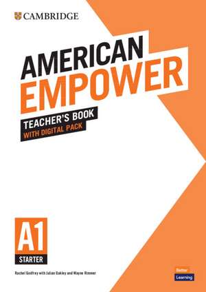 American Empower Starter/A1 Teacher's Book with Digital Pack de Rachel Godfrey