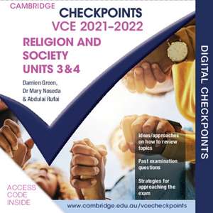 Cambridge Checkpoints VCE Religion and Society Units 3&4 2021–2022 Digital Card de Damien Green