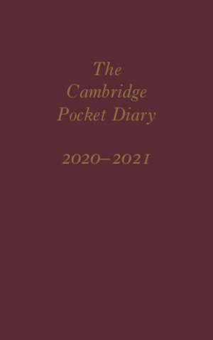 The Cambridge Pocket Diary 2020-2021 de University of Cambridge