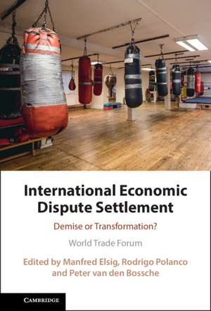 International Economic Dispute Settlement: Demise or Transformation? de Manfred Elsig