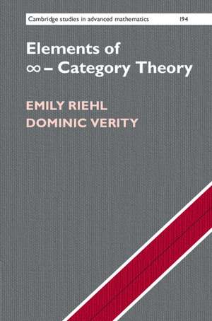 Elements of ∞-Category Theory de Emily Riehl