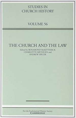 The Church and the Law: Volume 56 de Rosamond McKitterick