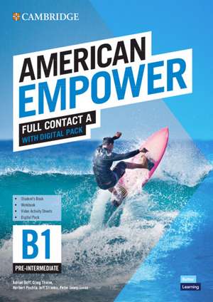 American Empower Pre-intermediate/B1 Full Contact A with Digital Pack de Adrian Doff