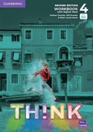 Think Level 4 Workbook with Digital Pack British English de Herbert Puchta