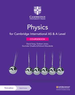 Cambridge International AS & A Level Physics Coursebook with Digital Access (2 Years) 3ed de David Sang