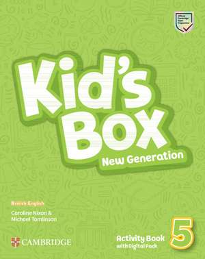 Kid's Box New Generation Level 5 Activity Book with Digital Pack British English de Caroline Nixon