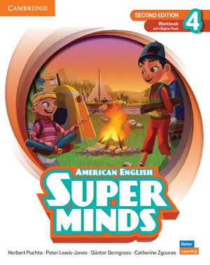 Super Minds Level 4 Workbook with Digital Pack American English de Herbert Puchta