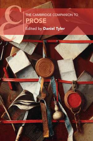 The Cambridge Companion to Prose de Daniel Tyler