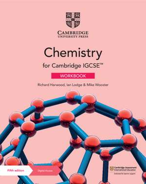 Cambridge IGCSE™ Chemistry Workbook with Digital Access (2 Years) de Richard Harwood