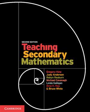 Teaching Secondary Mathematics de Gregory Hine