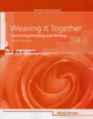 Weaving It Together: Instructor S Manual (Books 3 and 4)