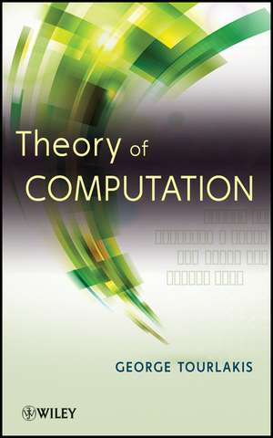 Theory of Computation de G Tourlakis