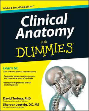 Clinical Anatomy For Dummies de D Terfera