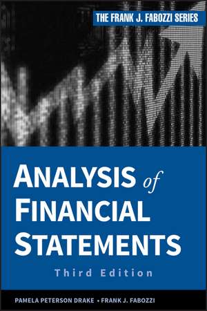 Analysis of Financial Statements de Pamela Peterson Drake