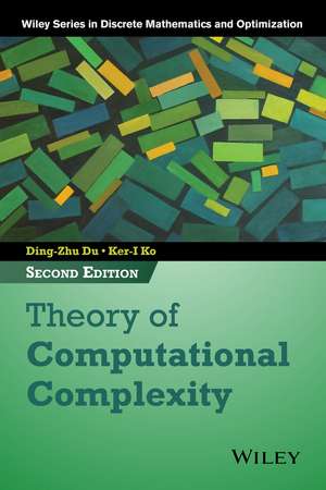 Theory of Computational Complexity 2e de DZ Du