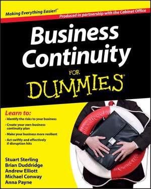 Business Continuity For Dummies de S Sterling