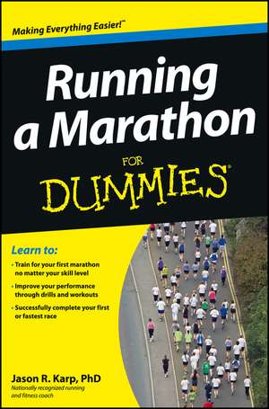 Running a Marathon For Dummies de J Karp