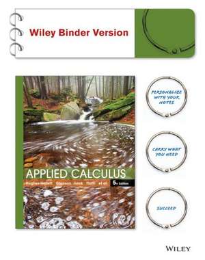 Applied Calculus de Deborah Hughes-Hallett