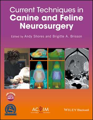 Current Techniques in Canine and Feline Neurosurgery de Andy Shores