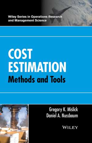 Cost Estimation – Methods and Tools de D Mislick