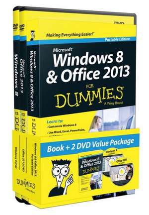 Windows 8 and Office 2013 for Dummies, Book + 2 DVD Bundle de Andy Rathbone