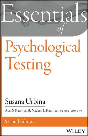 Essentials of Psychological Testing 2e de S Urbina