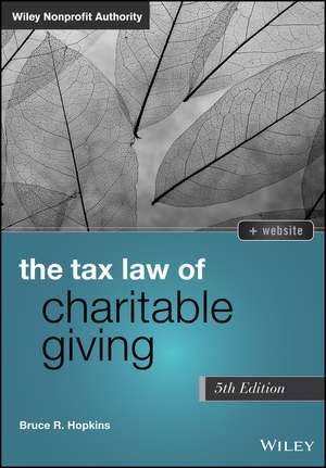 The Tax Law of Charitable Giving de Bruce R. Hopkins