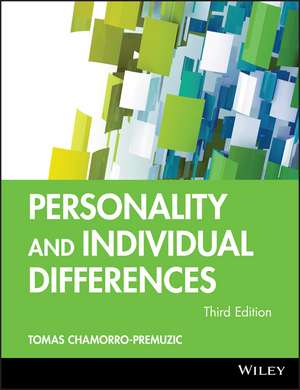 Personality and Individual Differences 3e de T Chamorro–Premuz