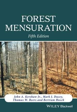 Forest Mensuration 5e de JA Kershaw