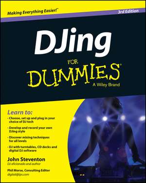 DJing For Dummies 3e de J Steventon