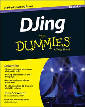 Djing for Dummies de John Steventon