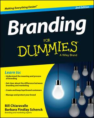 Branding for Dummies de Bill Chiaravalle