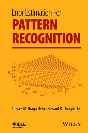 Error Estimation for Pattern Recognition de UM Braga–Neto