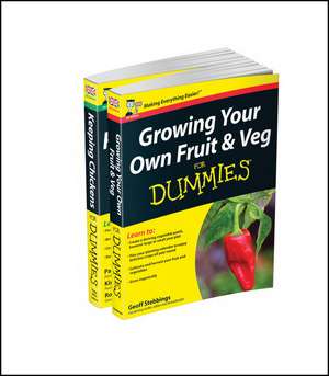 Self–sufficiency For Dummies Collection – Growing Your Own Fruit & Veg For Dummies/Keeping Chickens For Dummies UK Edition