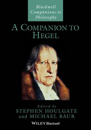 A Companion to Hegel de S Houlgate