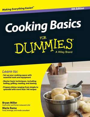 Cooking Basics for Dummies de Marie Rama