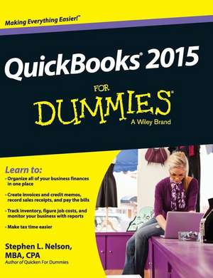 QuickBooks 2015 for Dummies de Stephen Nelson