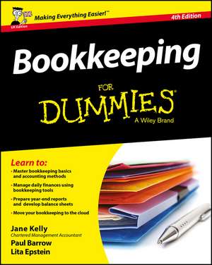 Bookkeeping For Dummies de Jane E. Kelly