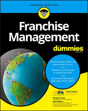 Franchise Management For Dummies de Michael H. Seid