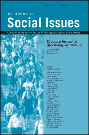 Education Inequality – Opportunity and Mobility de N Eng