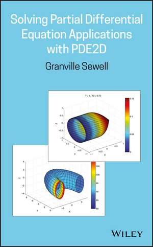 Solving Partial Differential Equation Applications with PDE2D de G Sewell